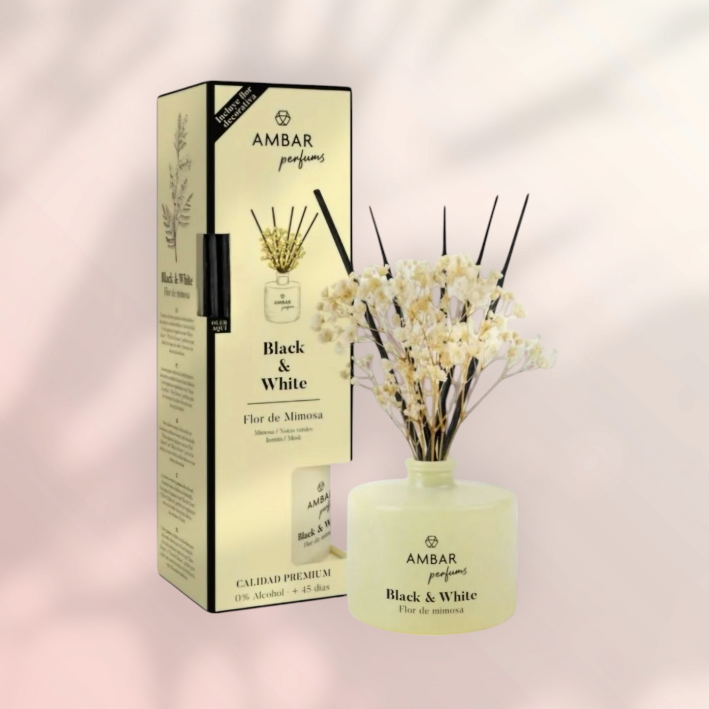 BATONS PARFUME AMBAR MIMOSA 40 ml 0% ALCOOL +45J